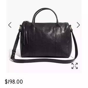 EUC Madewell Prague Satchel In Black